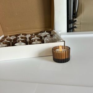 Tea lights and holders